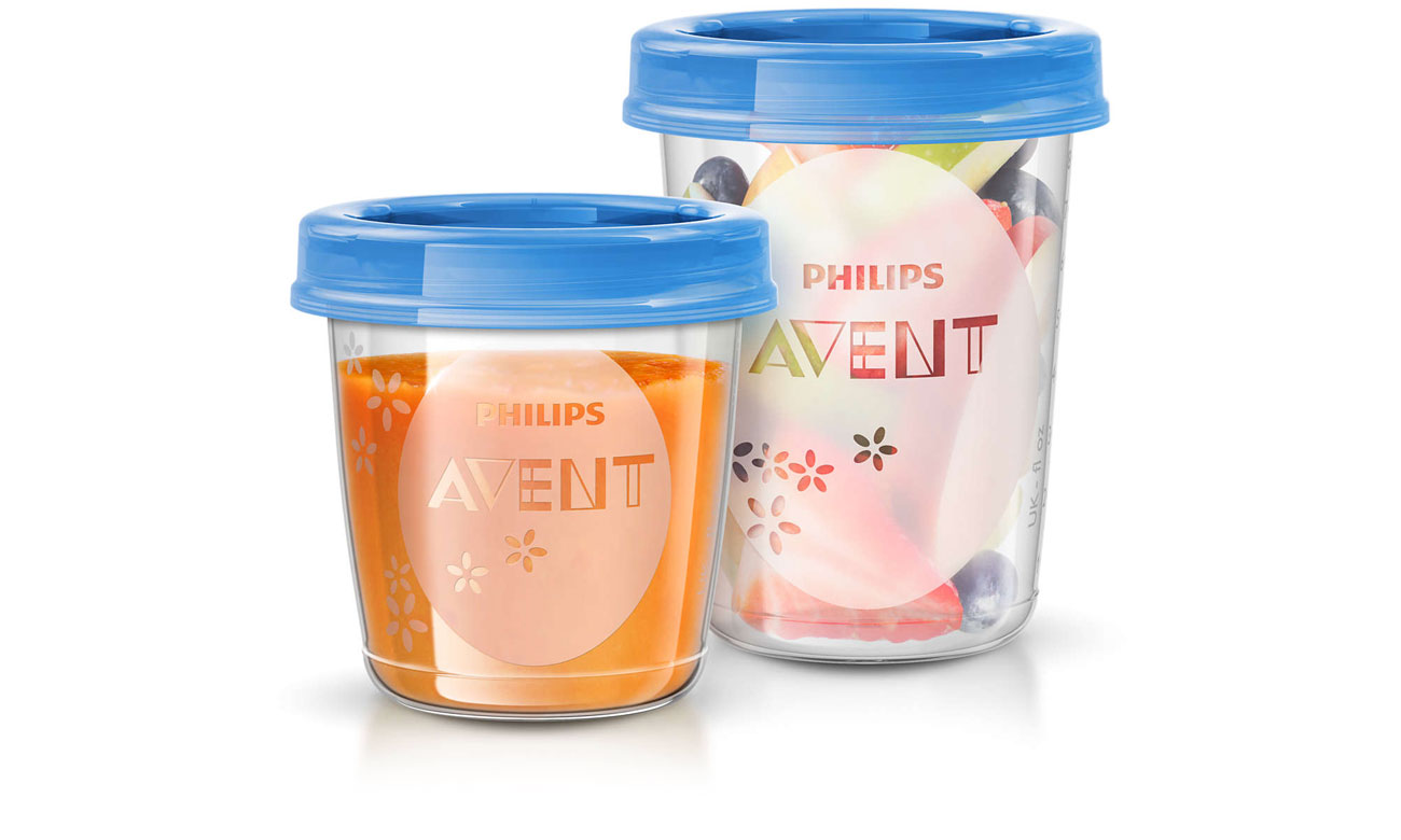 Philips Avent Pojemniki na pokarm z pokrywkami, łatwość użytkowania