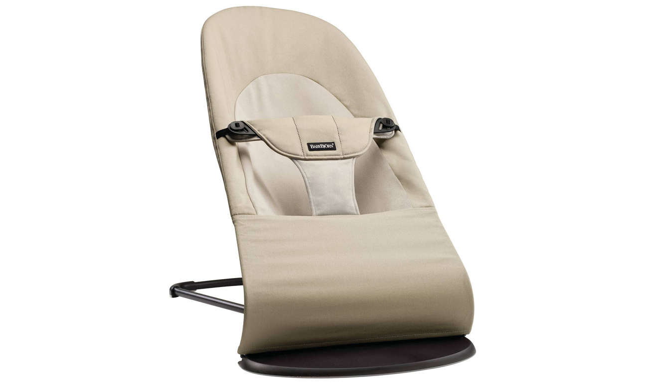 BabyBjorn BALANCE SOFT COTTON Khaki/Beige rama Black