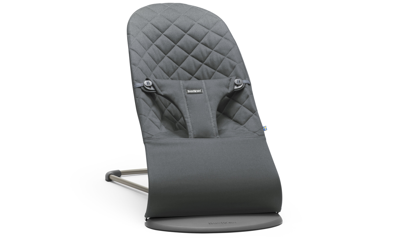 BabyBjorn BLISS COTTON Anthracite rama Dark Grey