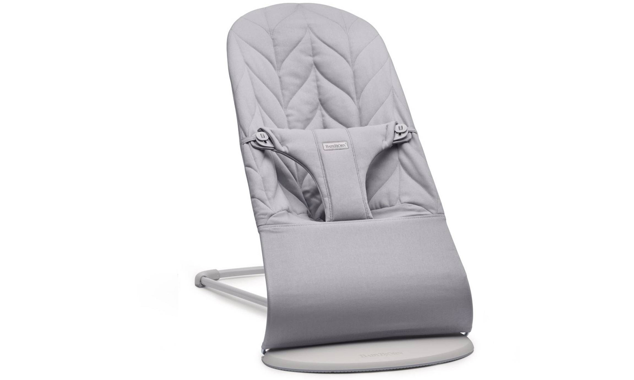 BabyBjorn BLISS COTTON Light Grey rama Light Grey, Petal Quilt