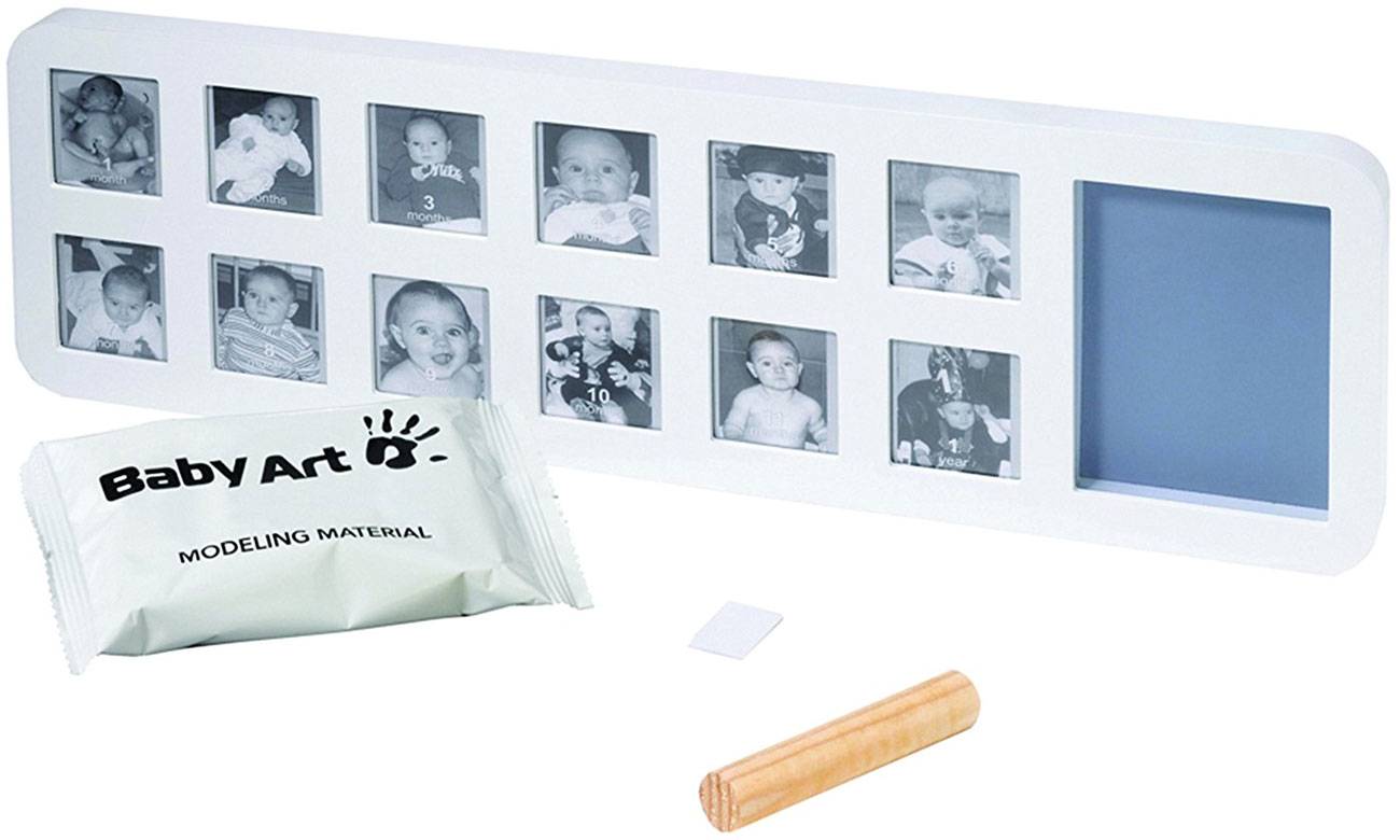 Baby Art Ramka Pierwszy Roczek Na Zdjęcia i Odcisk - White 3220660169283