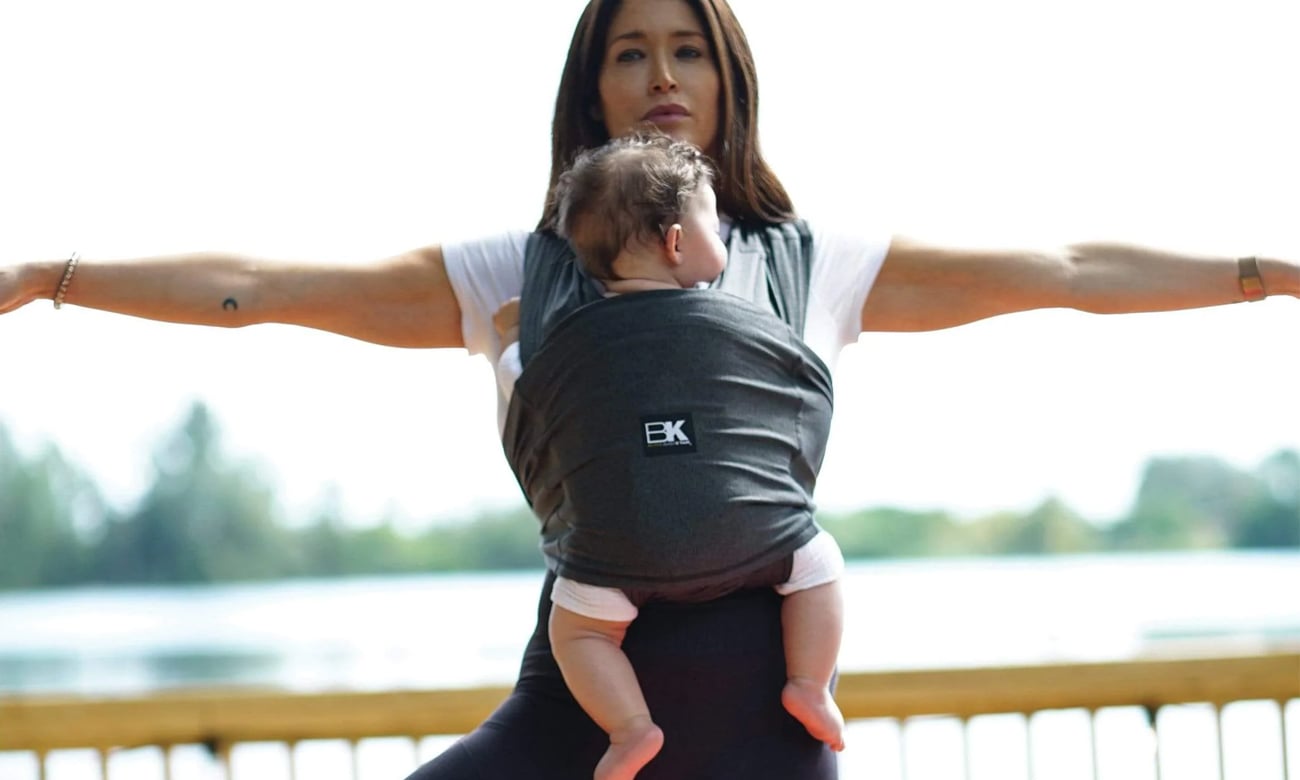 baby k'tan active heather black
