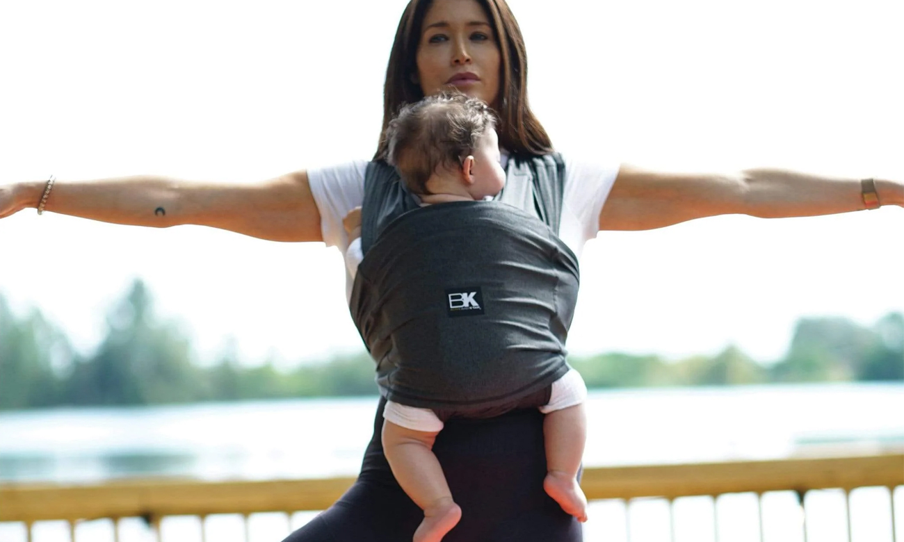 baby k'tan active heather black