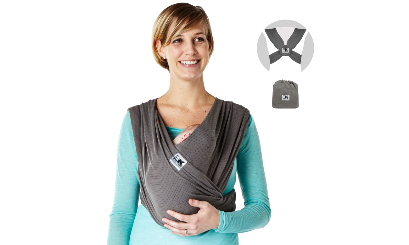 Baby K'tan Chusta do noszenia dzieci Breeze Charcoal XS