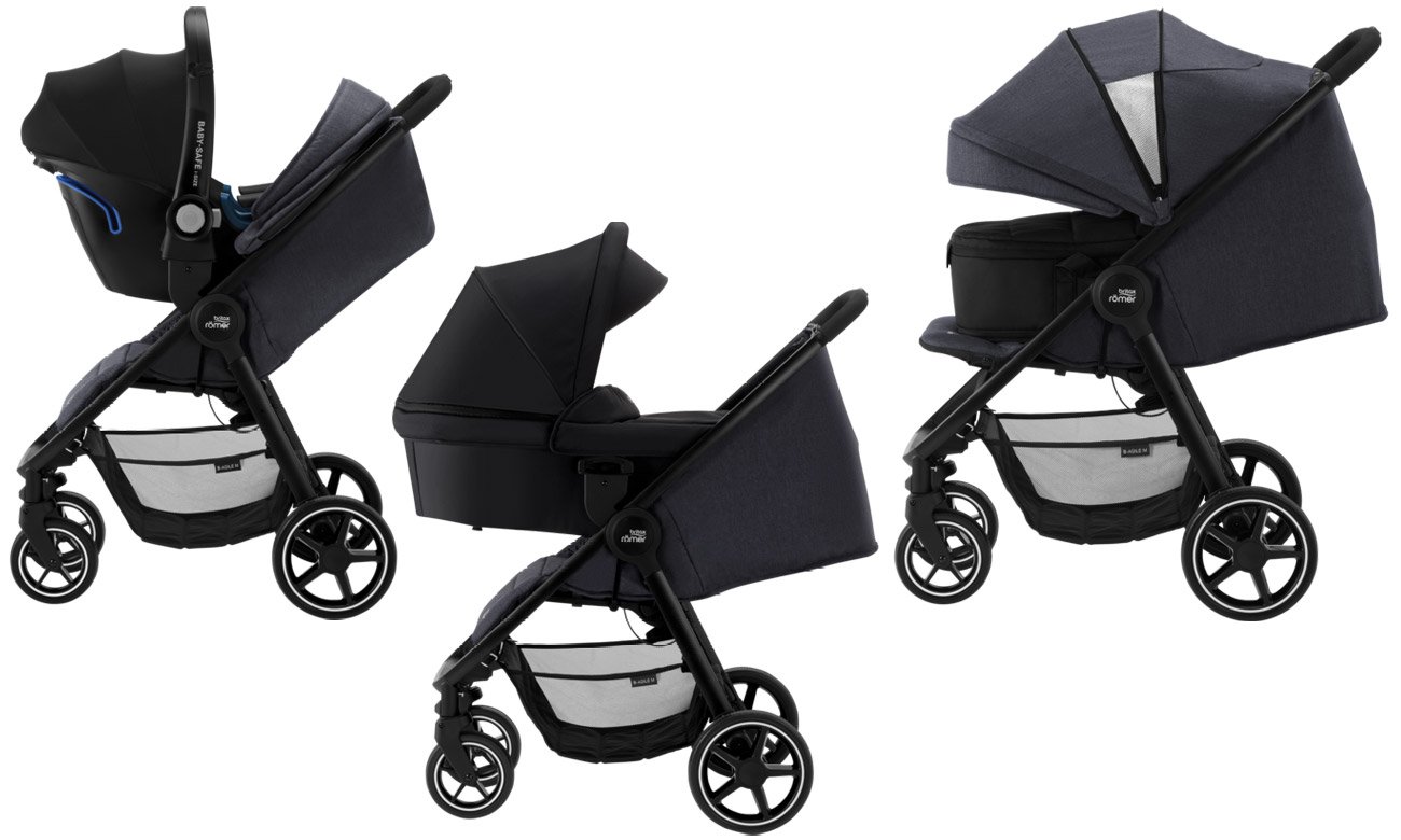 Britax-Romer OUTLET - B-Agile M Elephant Grey - Wózki Spacerowe - Sklep ...