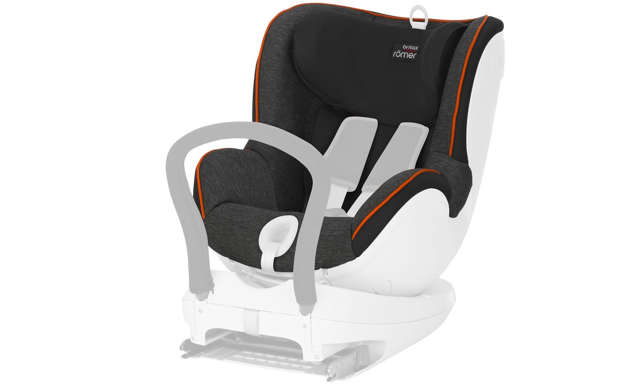 Britax dualfix black marble top
