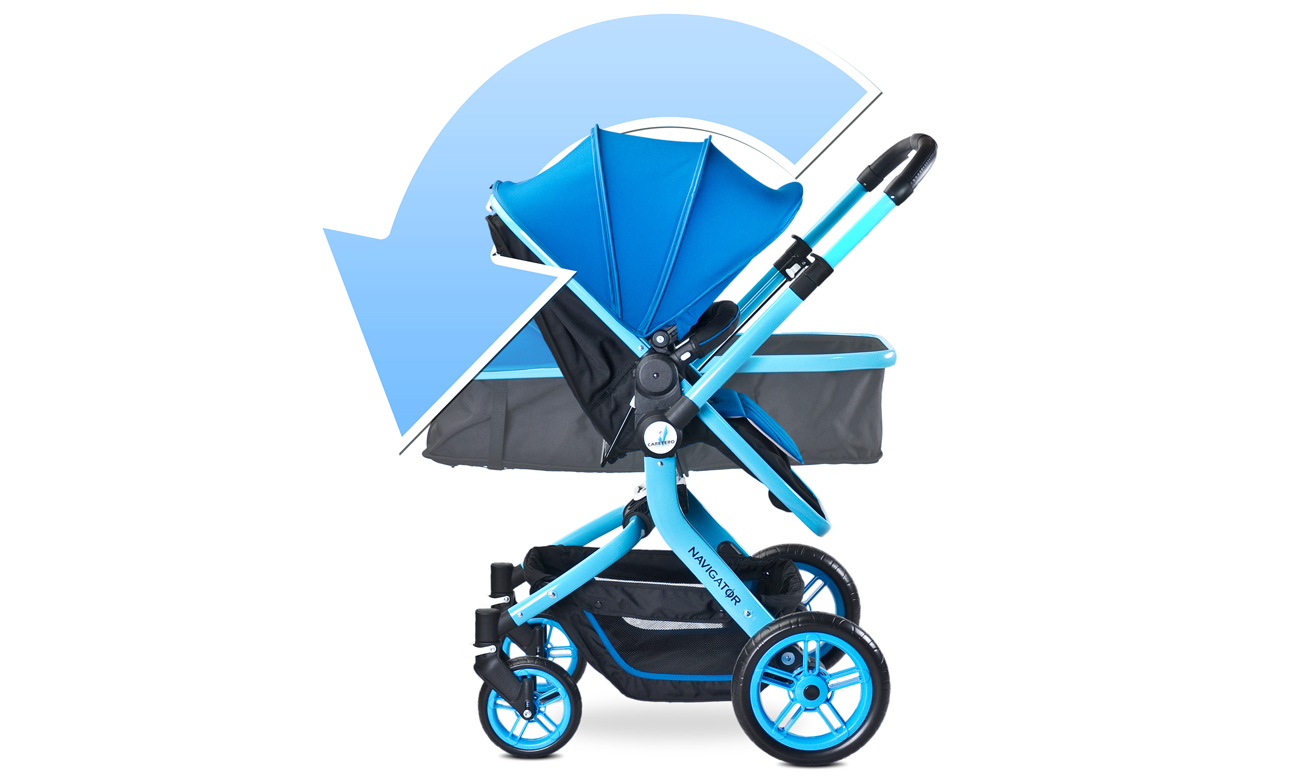 caretero navigator wózek głęboki z pałąkiem