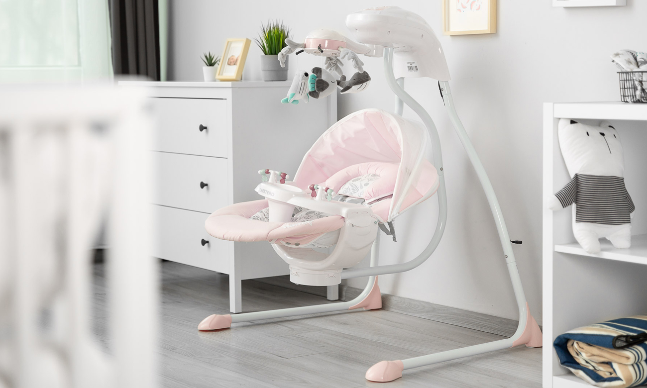 Huśtawka Caretero Raffi Pink