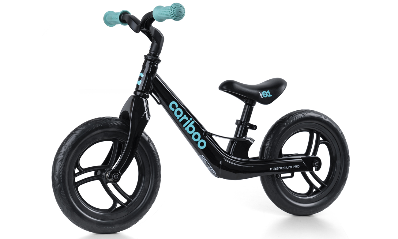 Rowerek biegowy Cariboo Magnesium Pro Black-Mint
