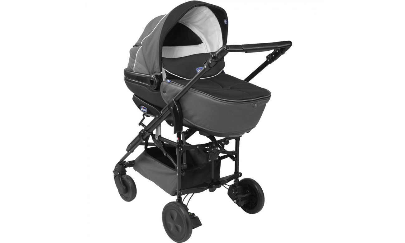 Chicco Trio Living Smart Charm posiada tylny fartuch