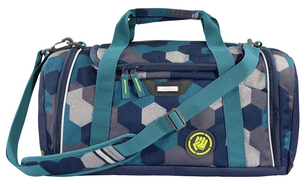 Torba sportowa Coocazoo SporterPorter Blue Geometric Melange