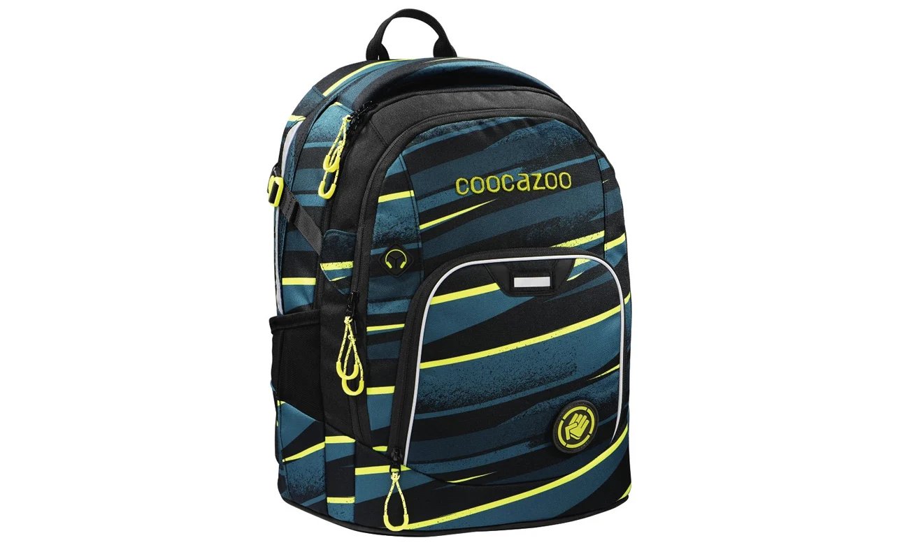 Jaki Plecak Dla 3 Klasisty Coocazoo RayDay Wild Stripe + zestaw MatchPatch Black - Plecaki szkolne