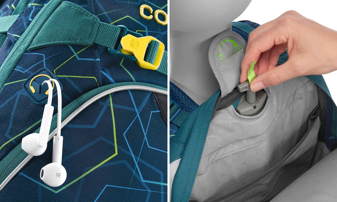 Coocazoo ScaleRale Laserbeam Blue system MatchPatch