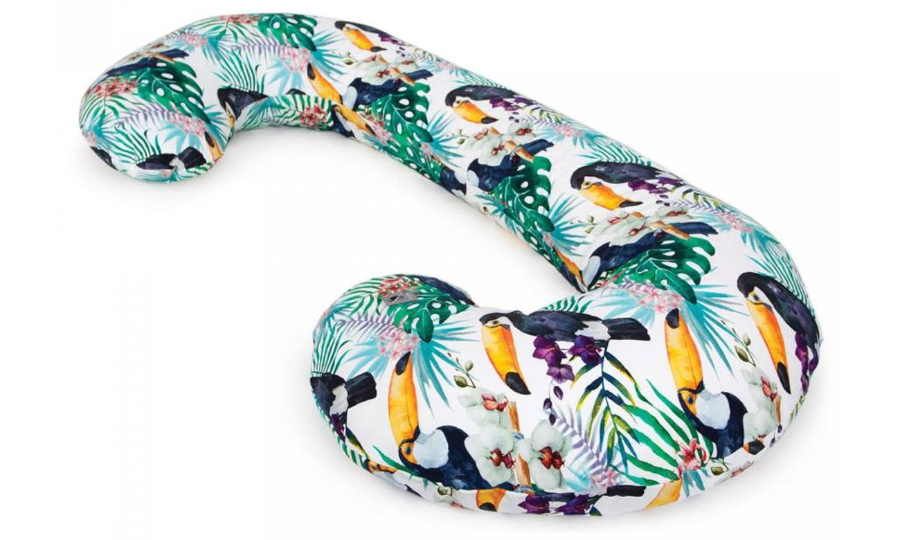 Poduszka do relaksu Cebuszka Physio Duo Flora& Fauna Tucan