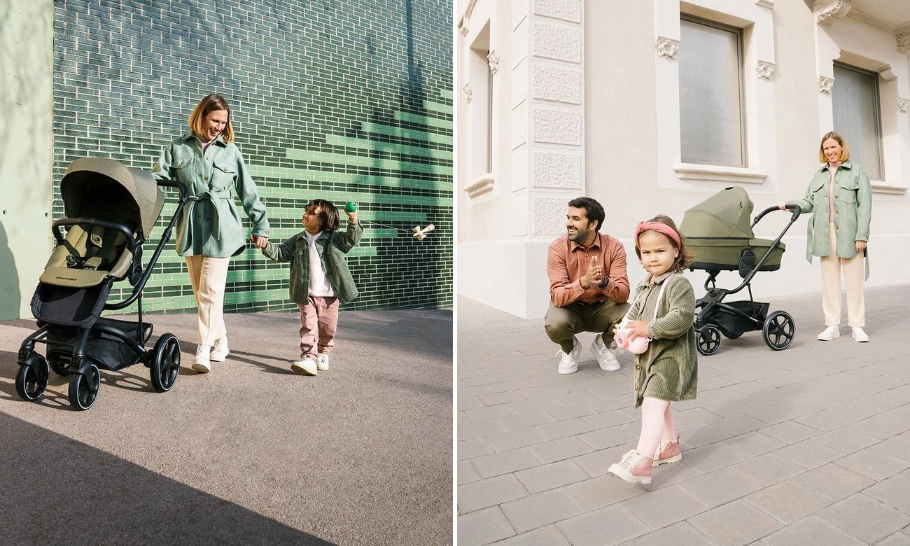 Wielofunkcyjny wózek dziecięcy Easywalker Harvey³ Sage Green