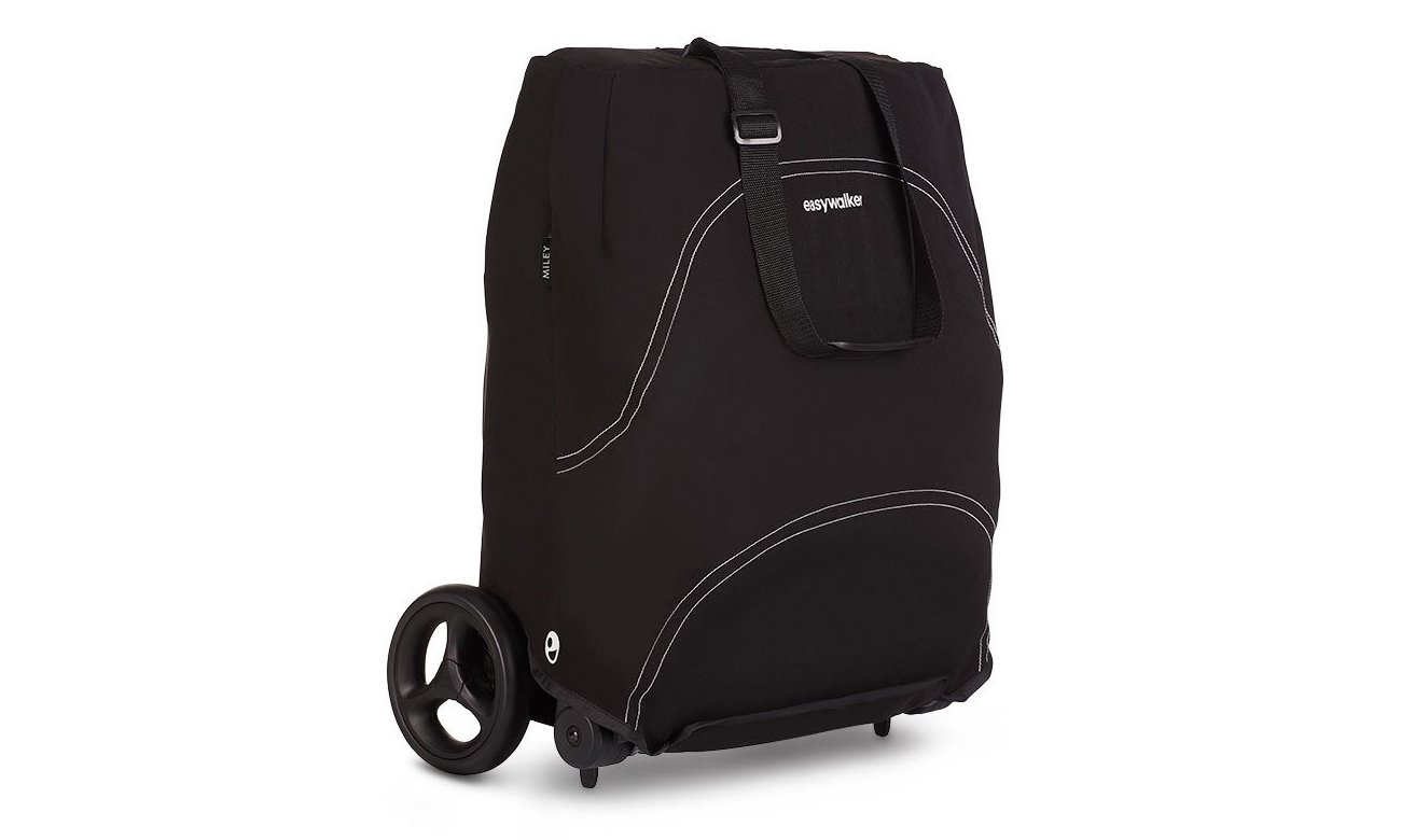 Kompaktowy wózek spacerowy z torbą transportową Easywalker Miley Ocean Blue