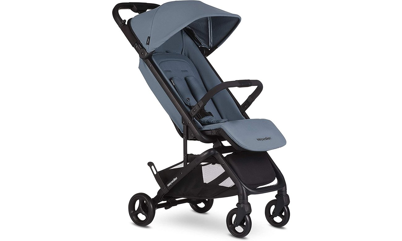 Kompaktowy wózek spacerowy z torbą transportową Easywalker Miley Ocean Blue