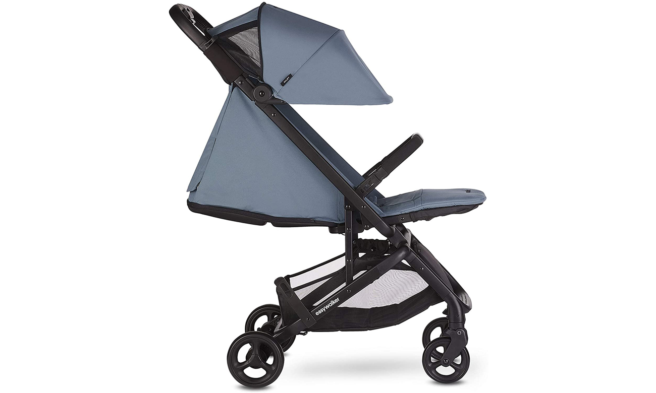 Kompaktowy wózek spacerowy z torbą transportową Easywalker Miley Ocean Blue