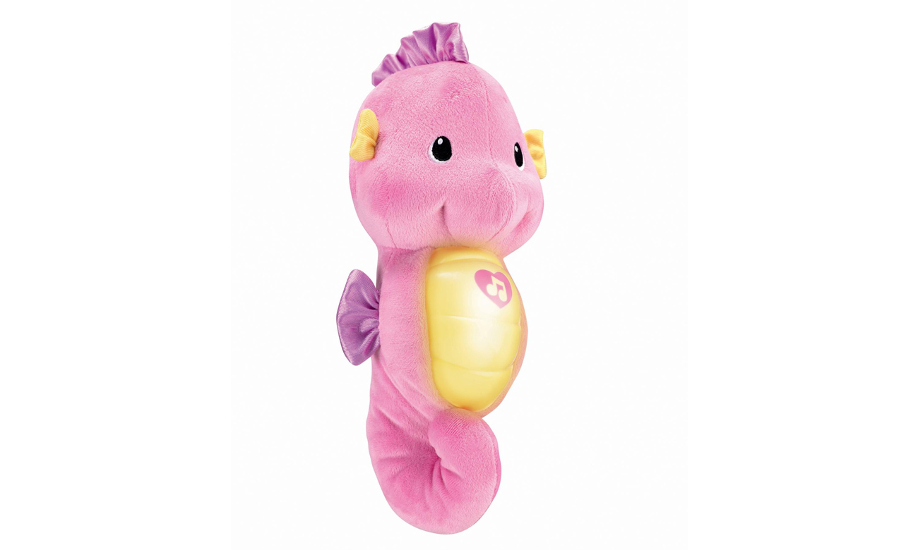 Fisher Price Świecący konik morski różowy wydaje dźwięki oraz świeci