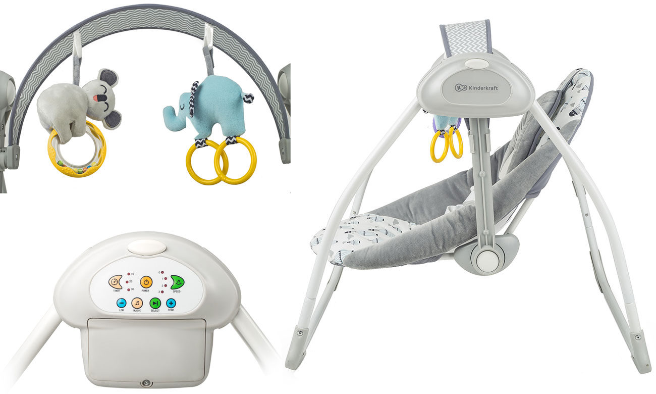 Leżaczek KinderKraft Flo Mint