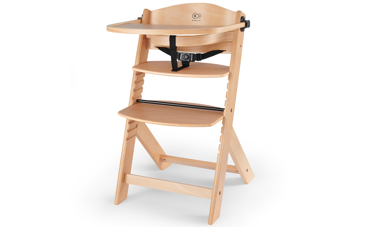 Kinderkraft Enock - krzesełko do karmienia 3w1 Wood