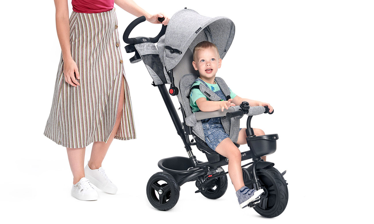 Rowerek trójkołowy Kinderkraft AVEO obracany