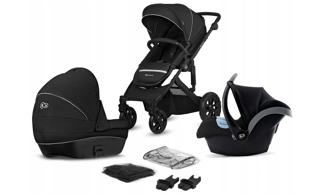 KinderKraft Prime Lite 3w1 Black Anthracite