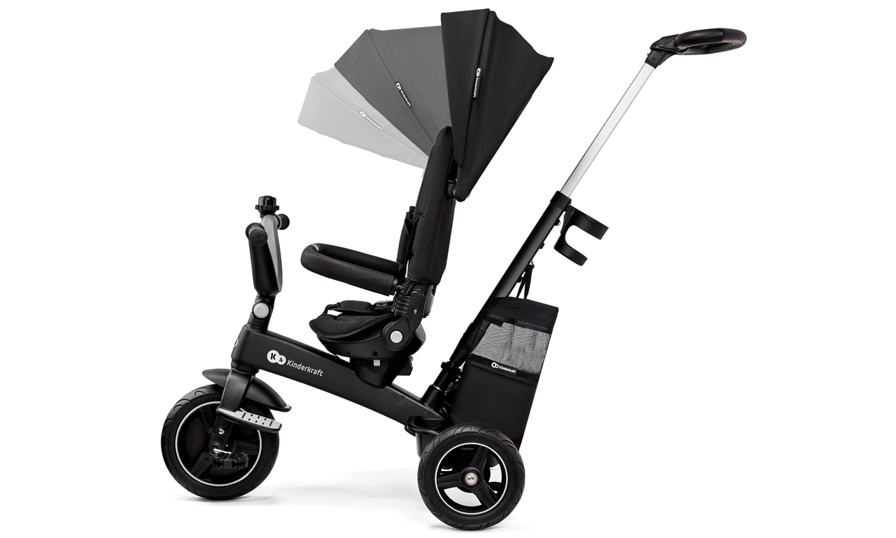 Kinderkraft Rowerek Trójkołowy Easytwist Black