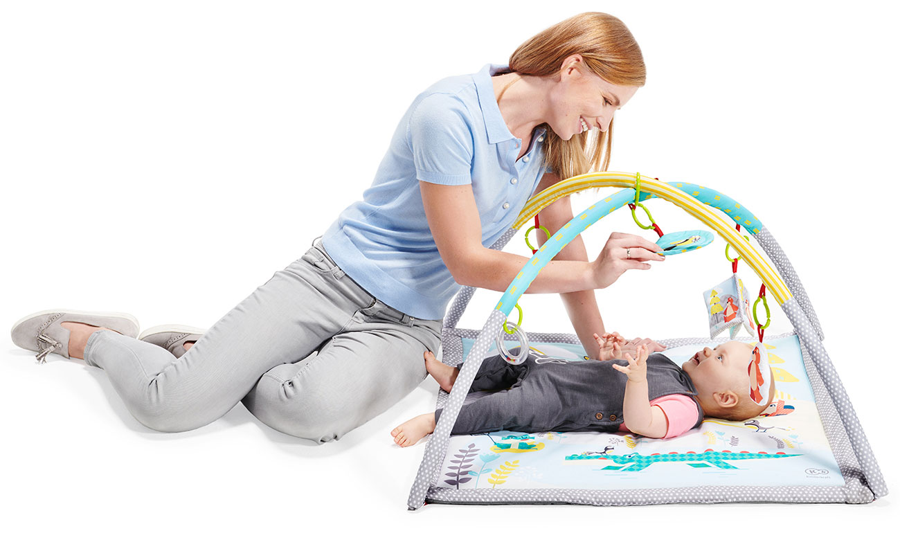 Wygodna mata edukacyjna dla niemowlaka KinderKraft Mily