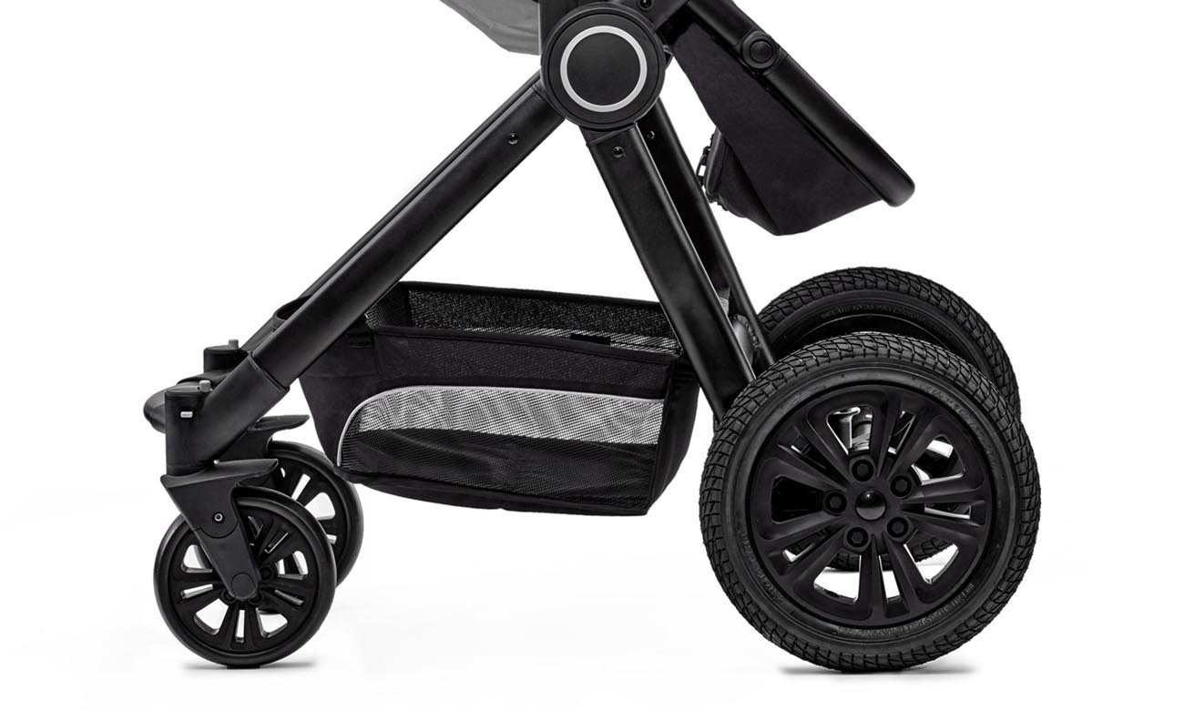 Wózek wielofunkcyjny 2w1 Kinderkraft VEO Black