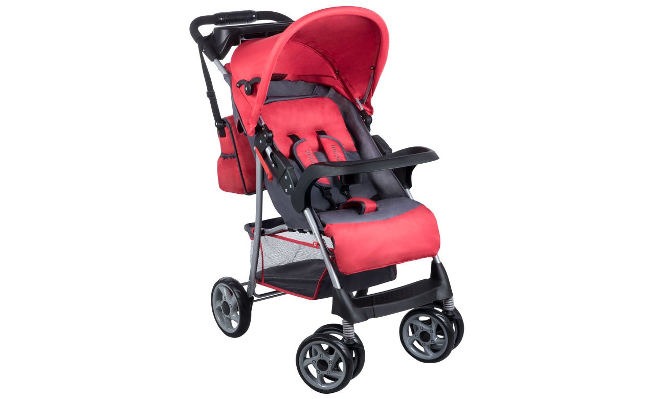 Wózek spacerowy Lionelo emma plus Red/Gray