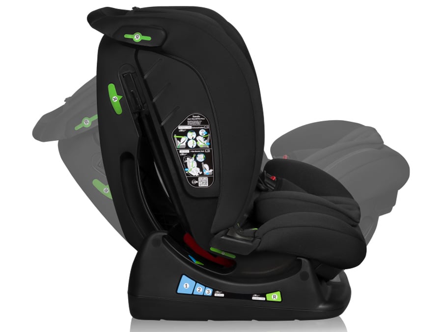 Lionelo Izzy i-Size Black Carbon – fotelik samochodowy