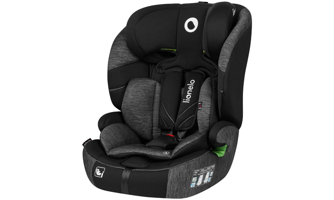 Lionelo Fotelik Levi One i-Size Black Grey