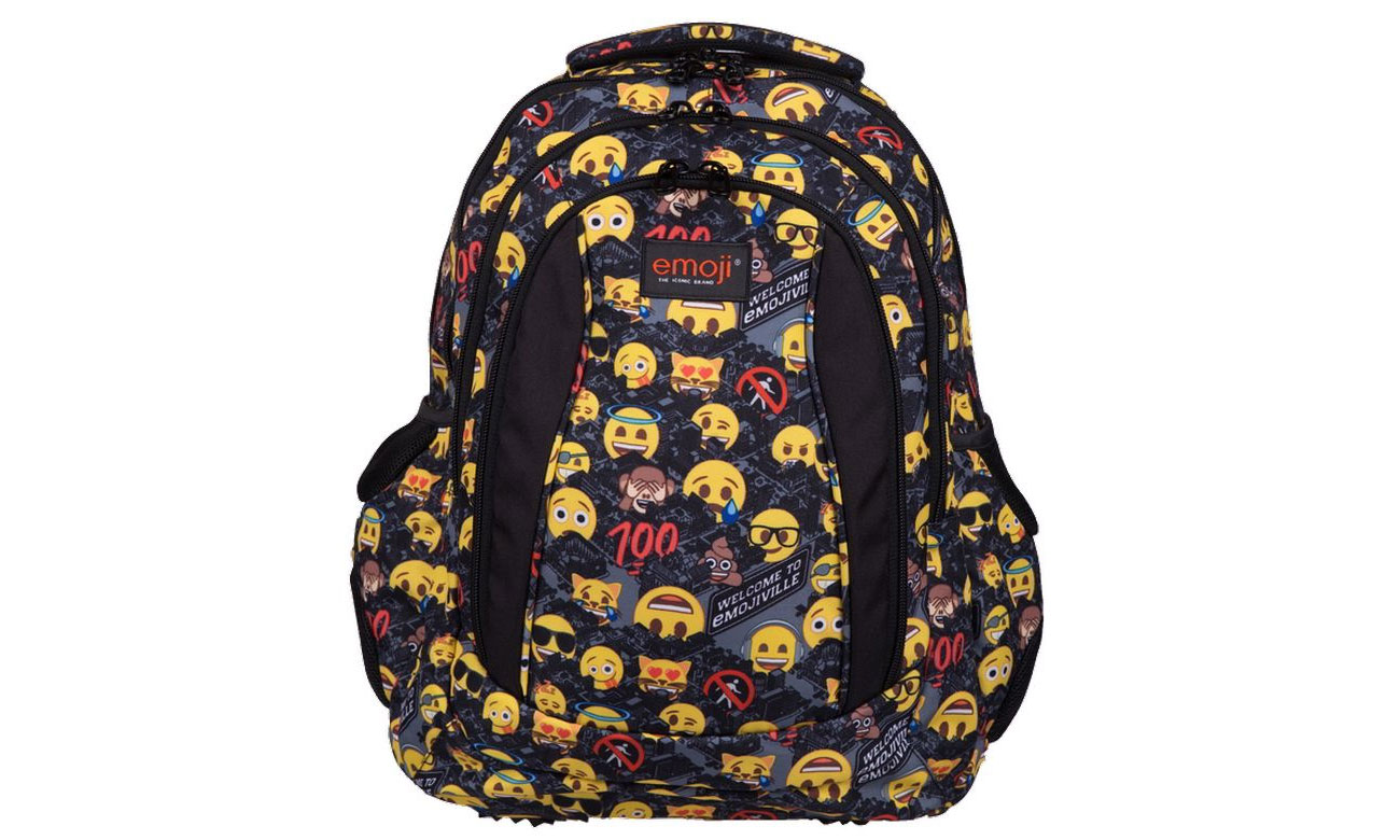Majewski Plecak szkolny Emoji Yellow II BP-04 5903235206030