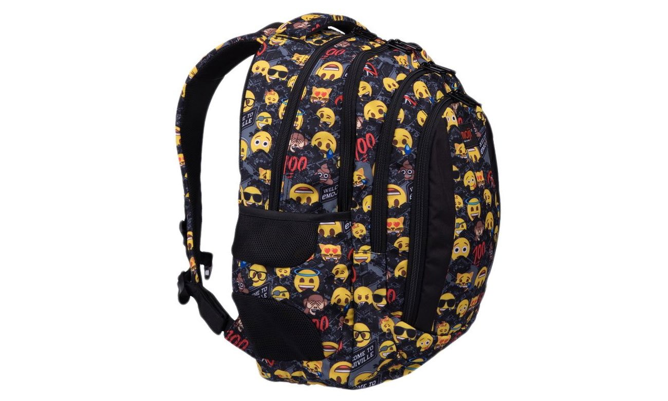 Majewski Plecak szkolny Emoji Yellow II BP-04 5903235206030