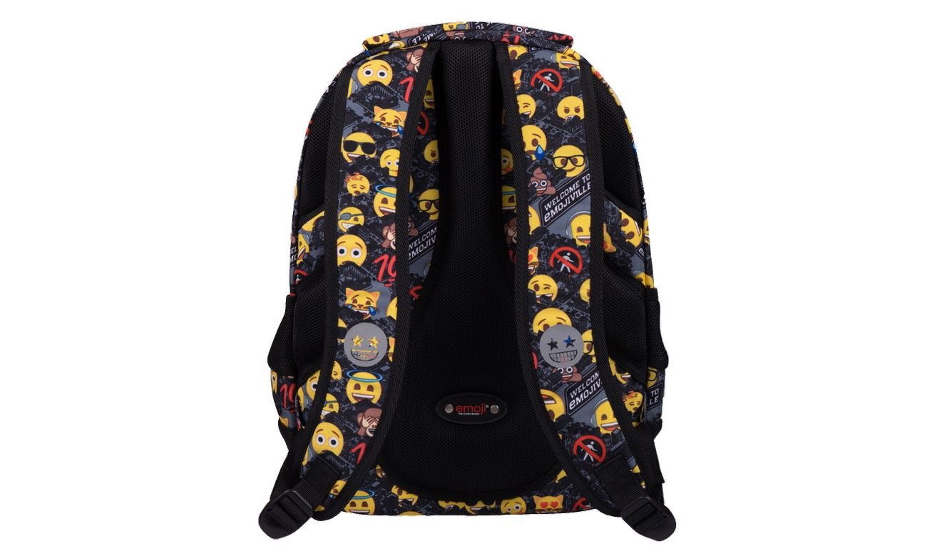 Majewski Plecak szkolny Emoji Yellow II BP-32 5903235206085