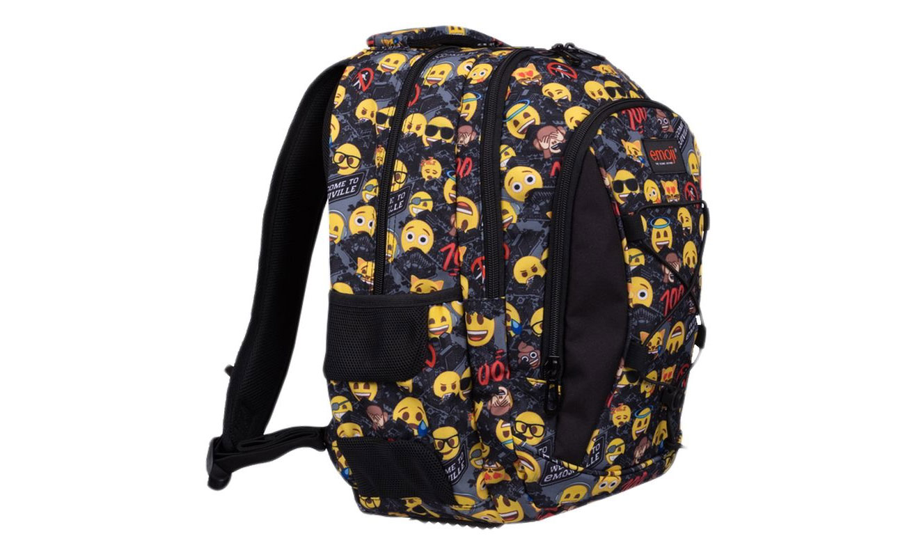 Majewski Plecak szkolny Emoji Yellow II BP-32 5903235206085