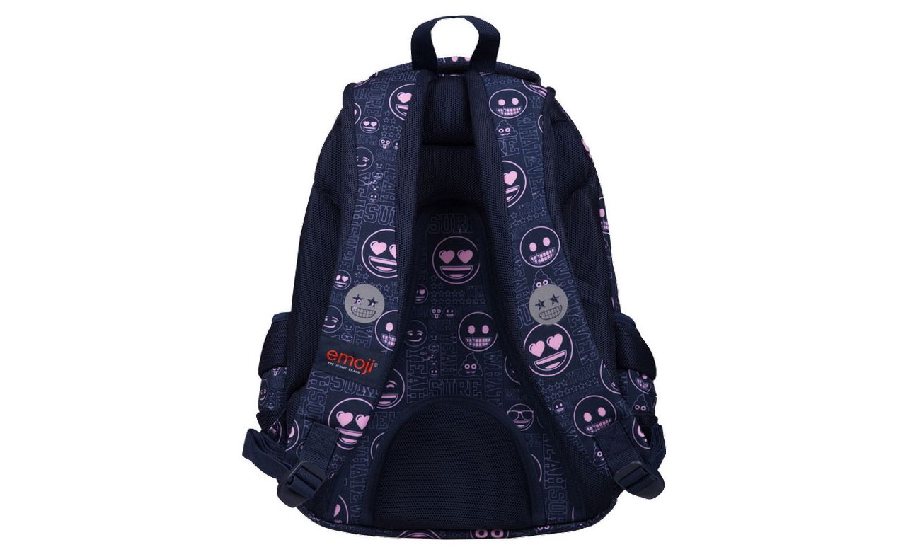 Majewski Plecak szkolny Emoji Pink BP-07 5903235207334