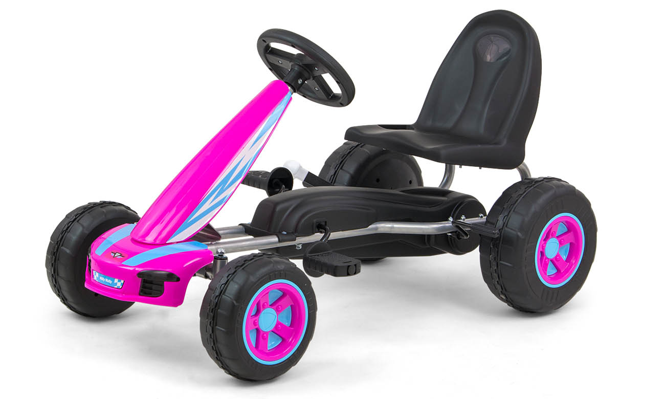 Gokart na pedały Milly Mally Viper Pink