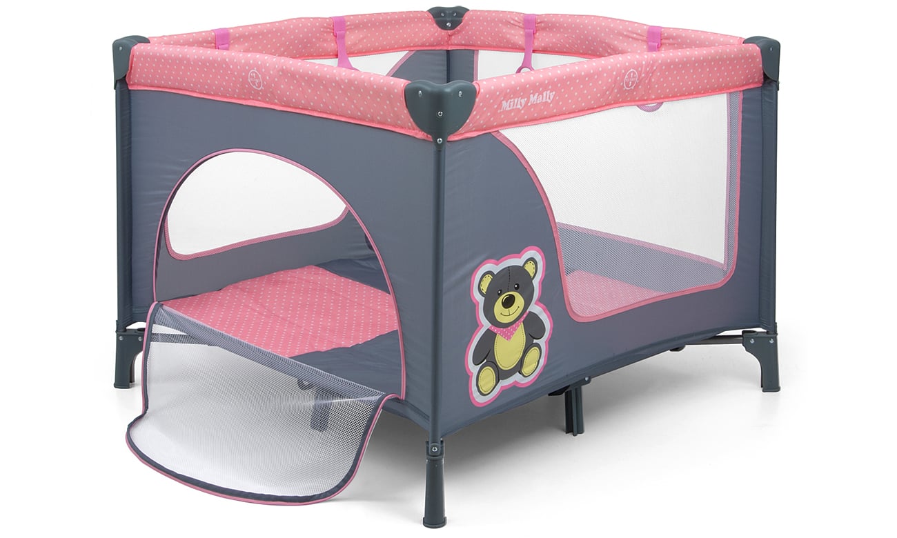 Milly Mally Fun Pink Bear