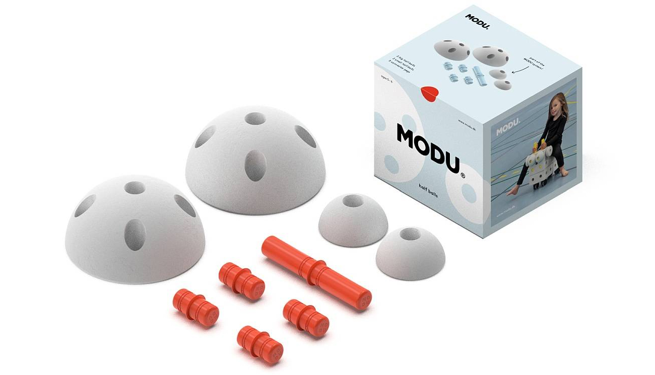 modu half ball kit red