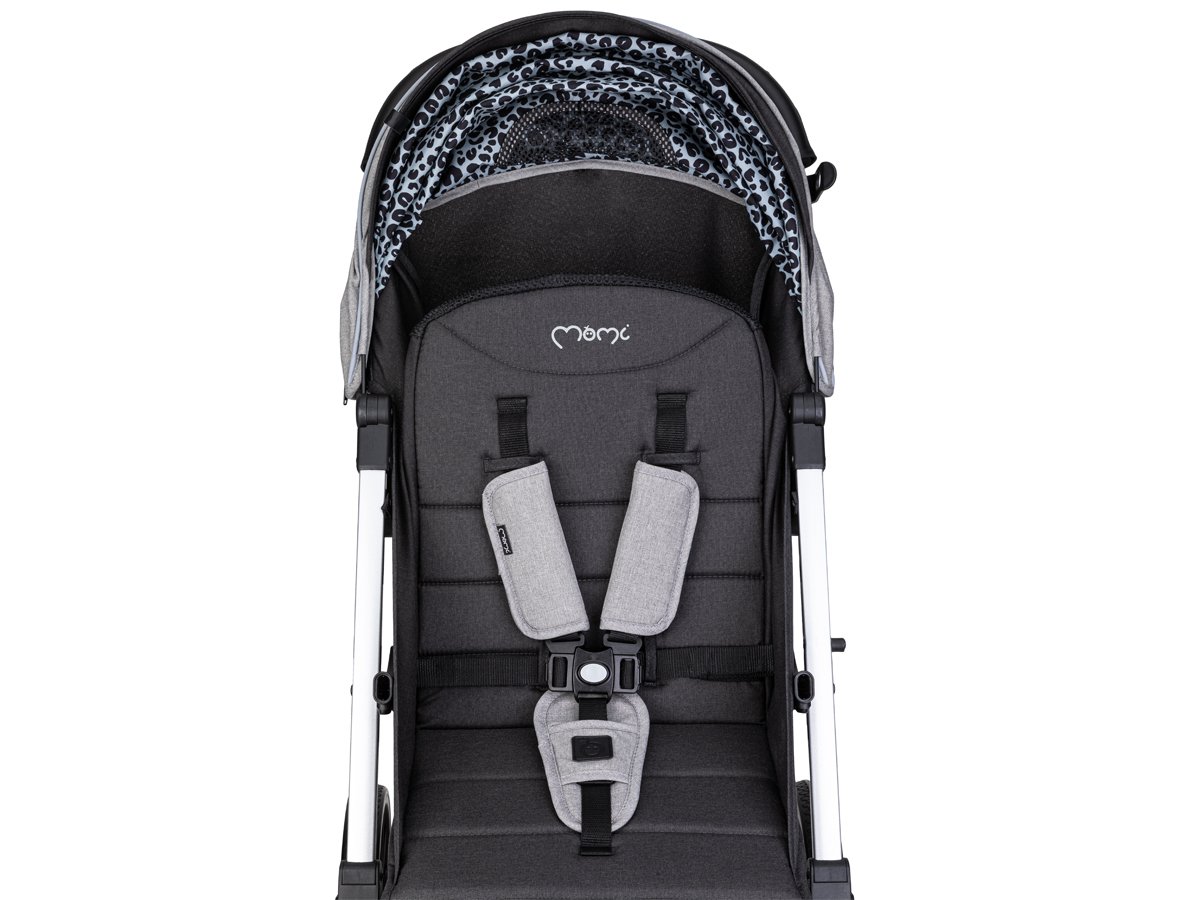 MoMi ESTELLE PLUS LIGHT wózek spacerowy szary