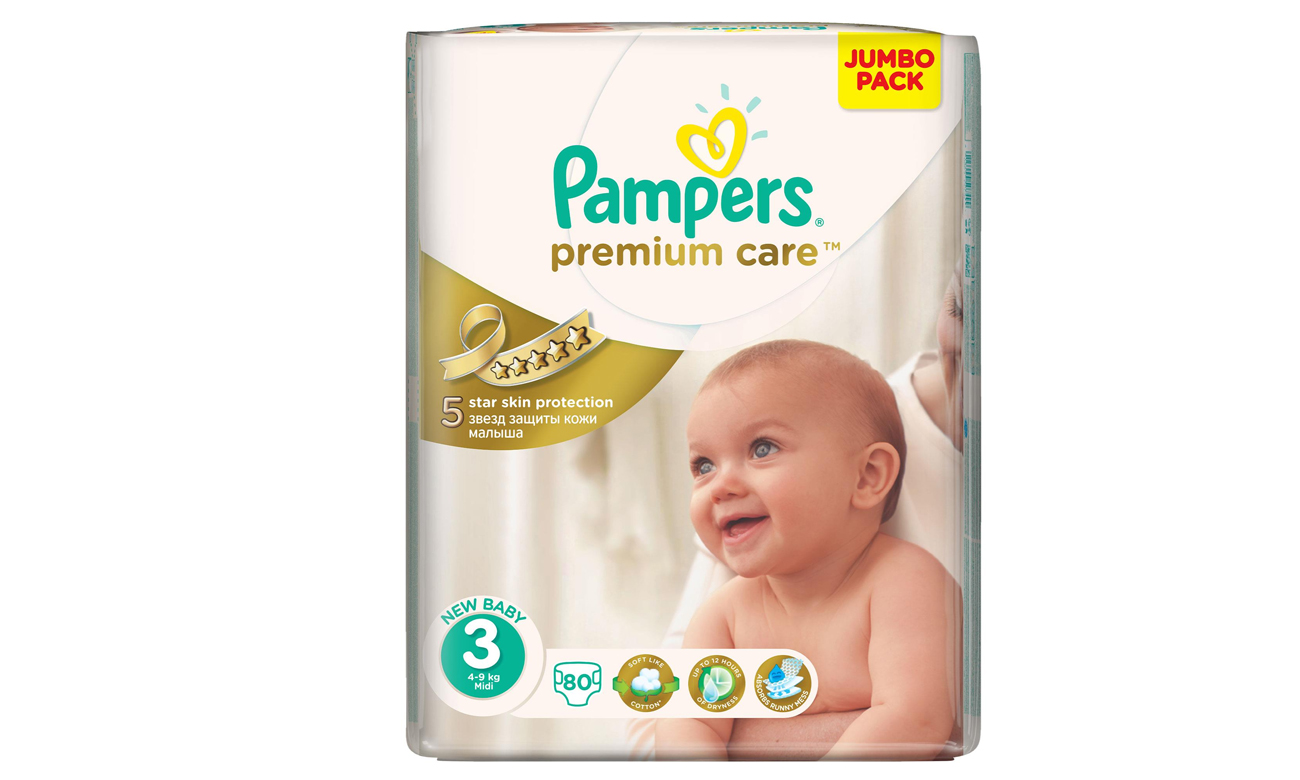 pieluszki pampers premium rozmiar 3 midi