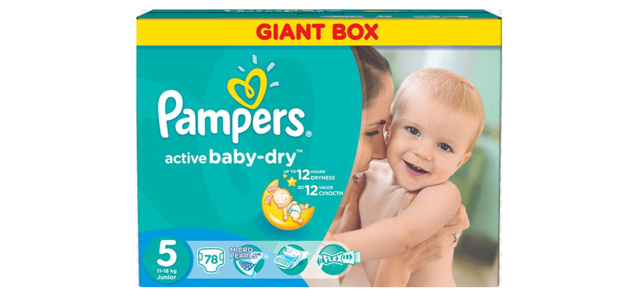 Pampers Active Baby-Dry 5 Junior 78 szt. - Sklep internetowy - al.to