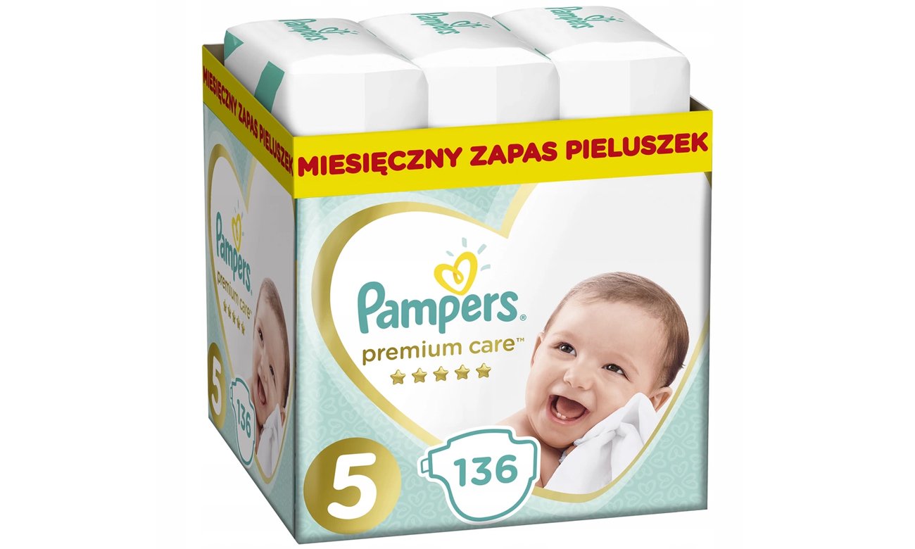 Pampers Premium Care 5 Junior 11-16kg 136 szt