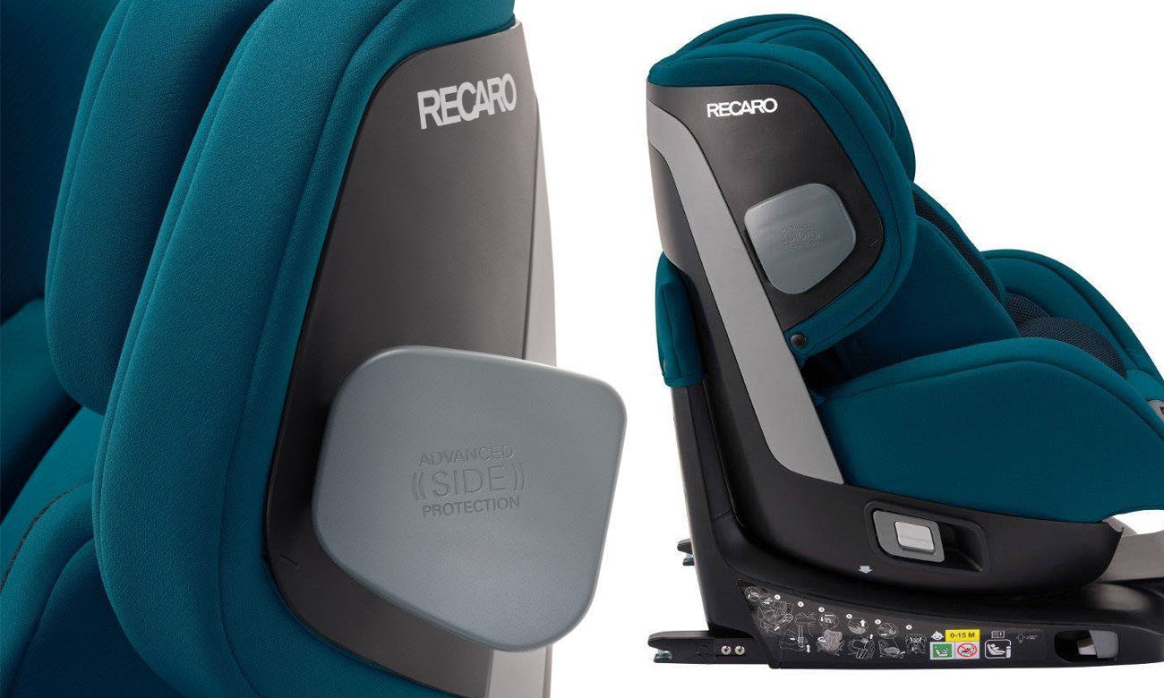 fotelik recaro z zaawansowaną ochroną boczną