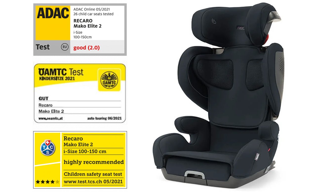 recaro Mako Elite 2 Select bezpieczeństwo