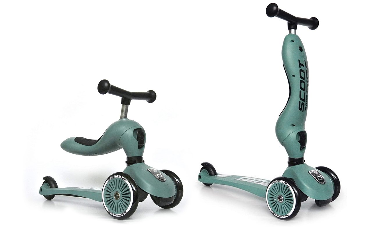 Scoot & Ride Highwaykick 1 Jeździk i hulajnoga 2w1 Forest