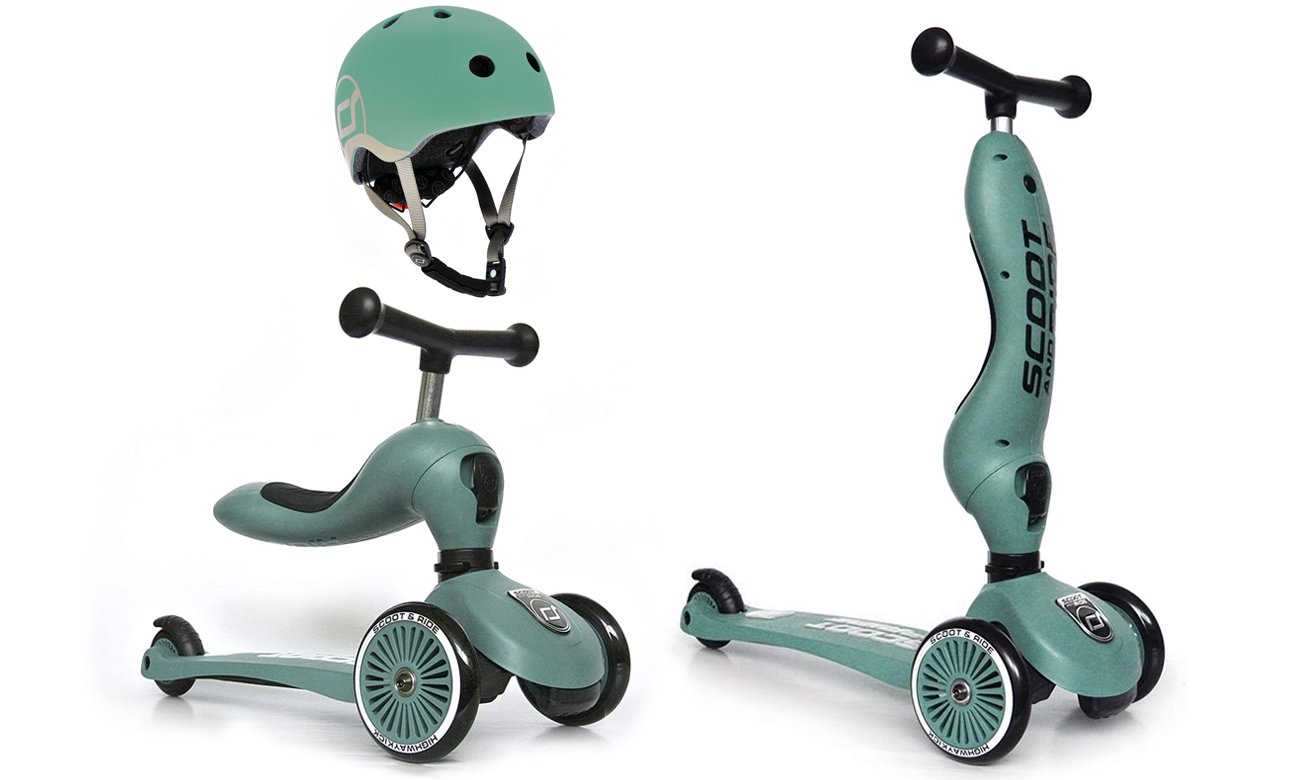 Scoot & Ride Highwaykick 1 Jeździk i hulajnoga 2w1 Forest