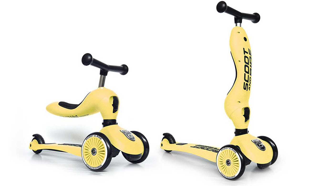 Scoot & Ride Highwaykick 1 Jeździk i hulajnoga 2w1 Lemon